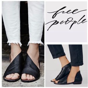 Free People Mont Blanc Black Sandals